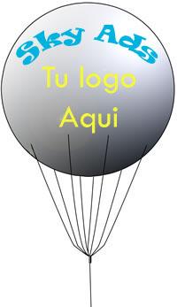 Sky Ads Tenerife - Publicidad Aerea - Globos gigantes de helio publicitario
