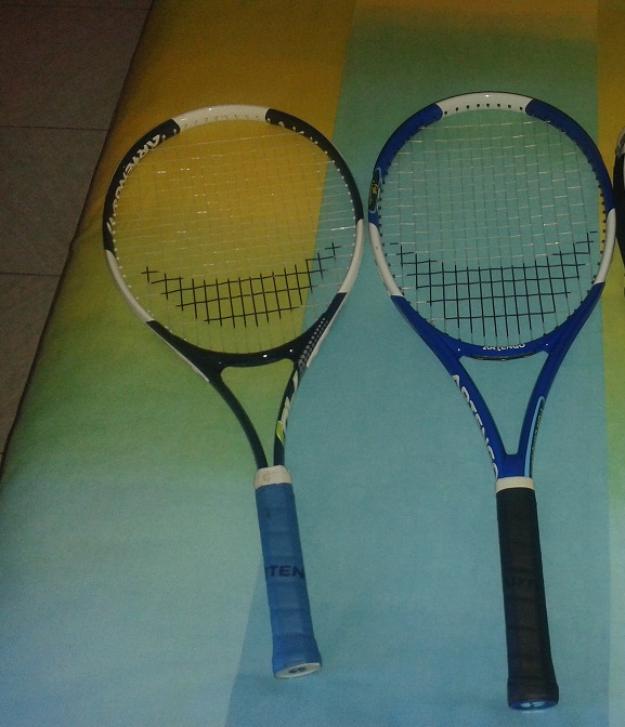 Juego de dos raquetas de tenis + pelotas