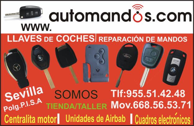 Reparación mando audi, laguna, ABS SBC BSI UCH Cuadros de intrumentos, unidad airbag.