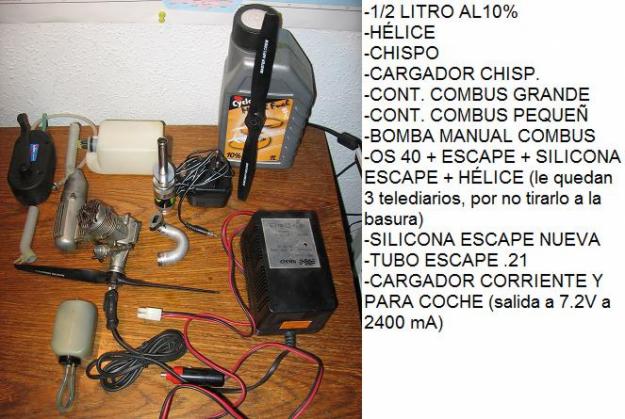 Motor OS 40, chispo, cargador chispo, cargador baterías,