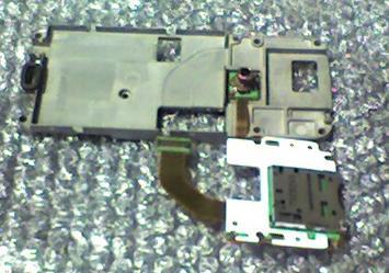 Partes internas para Nokia N73- Placa metalica con joystick y teclado.