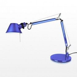 Artemide Tolomeo Micro Sobremesa con base - Azul anodizado - iLamparas.com