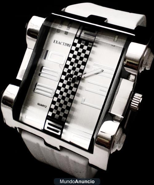 Reloj original EXACTIME*COLLECTION REX WHITE*60mm