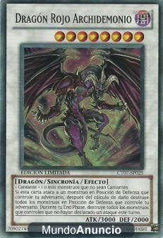 Yugioh Dragon Rojo Archidemonio