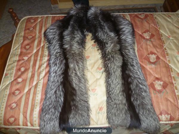 ESTOLA RENARD ARGENTÉ-PIEL ZORRO PLATEADO