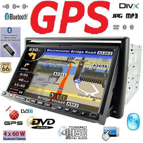 Pantalla dvd gps tactil usb mp4 tv regalo mapas