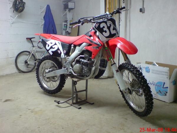 Cambio o vendo Honda CRF 250 del 2008 por QUAD YAMAHA  YFZ 450 o RAPTOR  700