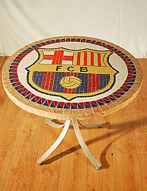 MESA EN MOSAICO DEL F.C.BARCELONA