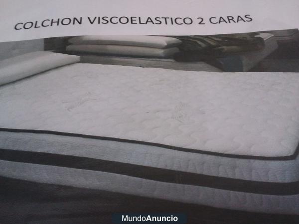 OFERTA EN COLCHON DOBLE VISCOELASTICO