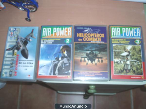 Videos vhs originales de avacion