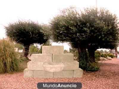 MURO CON FUENTE DE PIEDRA