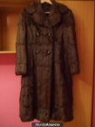 Abrigo largo marrón de piel - mejor precio | unprecio.es