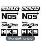 kit pegatina marcas tuning moroso nos racing sparco hks coche sticker adhesivo vinilo personalizado - mejor precio | unprecio.es