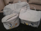 Set de tres bolsos de bebe para hospital del mickie mouse - mejor precio | unprecio.es