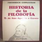 Historia de la Filosofía 2. de San Agustín a Escoto... - mejor precio | unprecio.es
