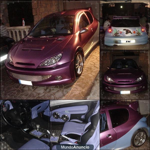 VENDO PEUGEOT 206 GTI 16V SOLO 65000 KM ENSANCHADO