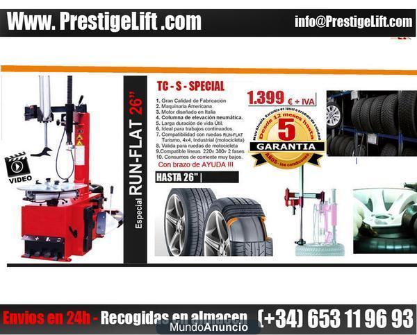 desmontadora con brazo de ayuda 220v hasta 24\