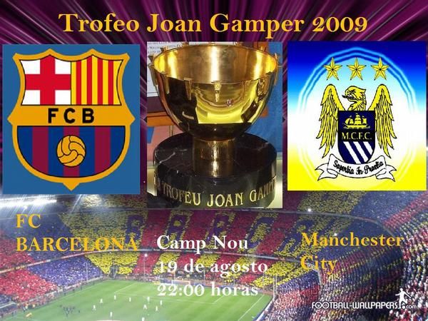 TROFEO JOAN GAMPER BARCELONA-MANCHESTER  CITY