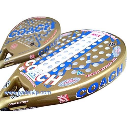 Vendo Pala Padel Coach big Boss Bitubox Gold Mix NUEVA