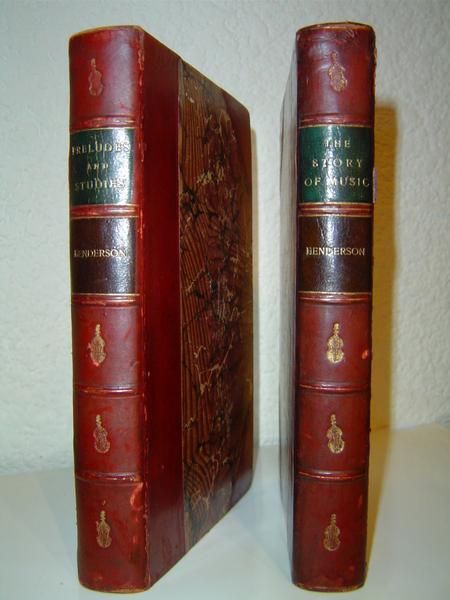 Libros antiguos W.J.Henderson 1892 y 1893