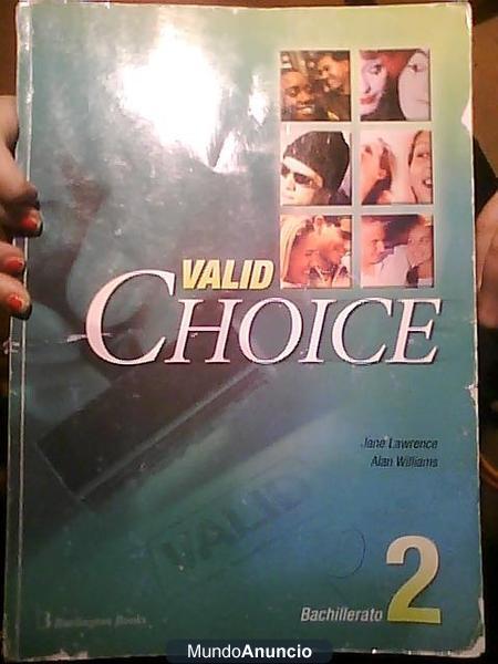 Libro valid choice 2º bto