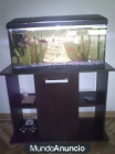 acuario con peces y mueble wengue - mejor precio | unprecio.es