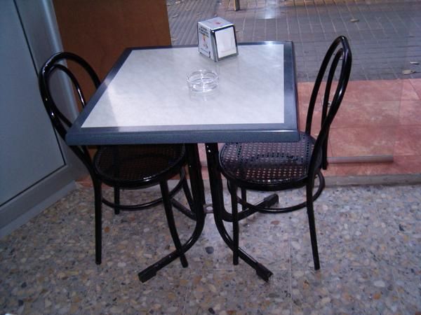 mesas y sillas de hosteleria de segunda mano
