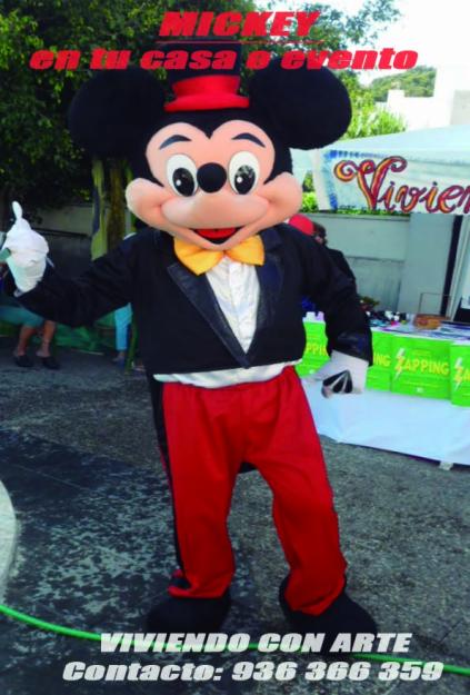 Mickey en tu casa para fiestas y eventos!