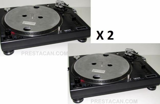 Pareja de tocadiscos lenco L- 3807 traccion directa