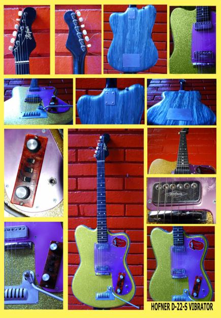 GUITARRA ELECTRICA HOFNER d22 vibrator (de colección), cambio por otra guitarra