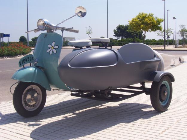 sidecar para vespas completo o por separadao