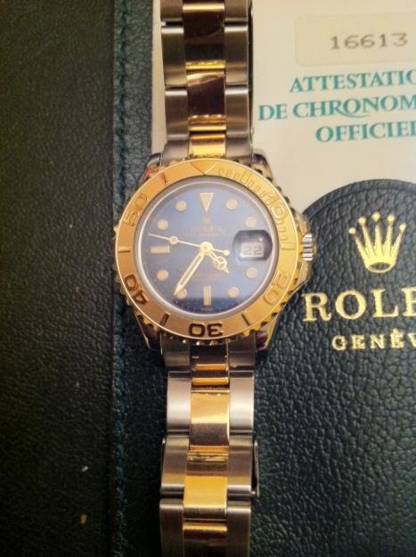 ROLEX YATCHMASTER SEÑORA ESFERA AZUL