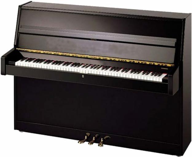 PETROF Piano acústico vertical P 116 E1 negro poliéster