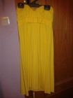 Vestido amarillo con escota corazón talla S/M - mejor precio | unprecio.es