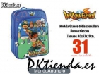 MOCHILA GRANDE DOBLE CREMALLERA INAZUMA - mejor precio | unprecio.es