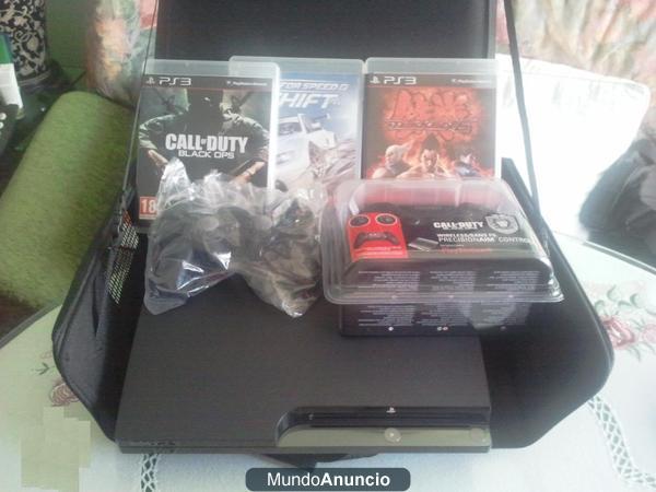 Se vende PS3 de 320Gb poco uso