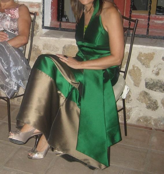 espectacular vestido de noche