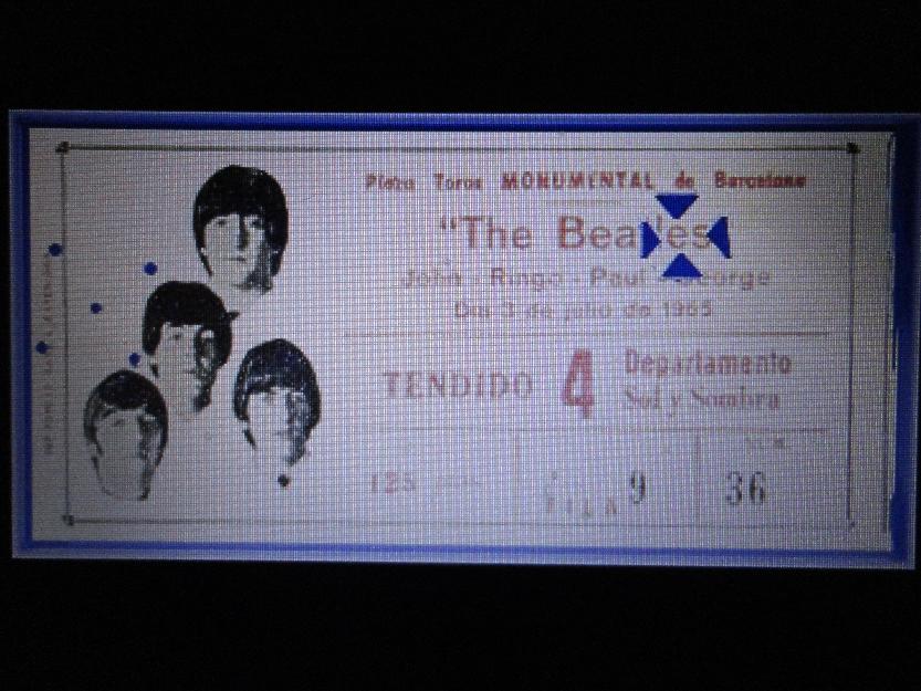 The Beatles. Se compran Discos Vinilo,Entradas Concierto Barcelona-Madrid 1965.