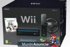 Wii negra Mario Kart Wii Pack en caja original - mejor precio | unprecio.es