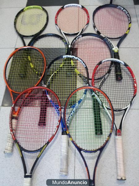 Se venden raquetas usadas