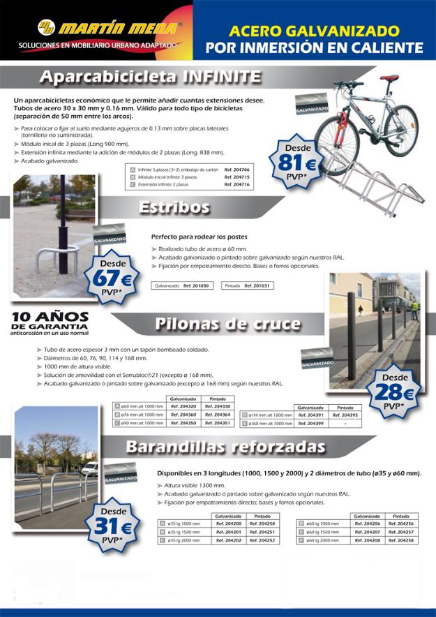 Aparcabicicletas económico para 5 plazas. Uso comunitario