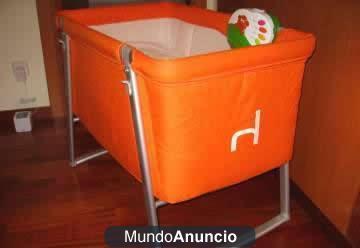 Minicuna babyhome, colchón de viscoelástica+saco