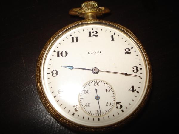 RELOJ DE BOLSILLO ELGIN ORIGINAL- ORO-