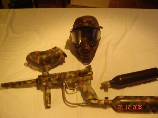 VENDO MARCADORA BT4 PAINTBALL KIT+ACCESORIOS