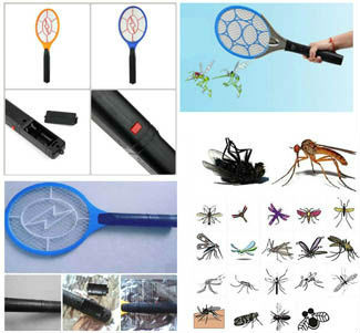 Venta en España y Portugal regalos originales raquetas eléctrica mata moscas e insectos vo