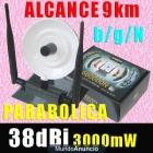 Adaptador wifi Kasens 3000mW antena 38 dB - mejor precio | unprecio.es