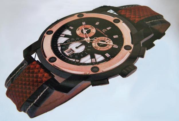 Reloj crono chapado oro rosa Cristian Lay Maritim