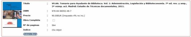 Temario para Ayudante de Biblioteca. Volúmen 1. Estudio de Técnicas Documentales
