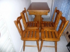 Vendo bonita mesa extensible y 4 sillas de roble macizo - mejor precio | unprecio.es