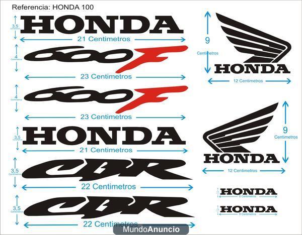 KIT ADHESIVOS HONDA CBR 600F